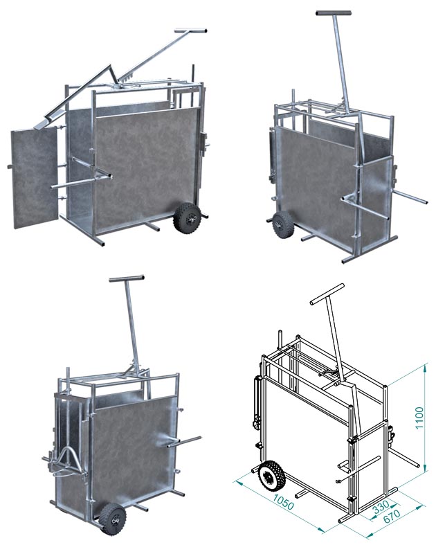 BOXE MOBILE VITEI PENTRU TRANSPORT SI TRATAMENT